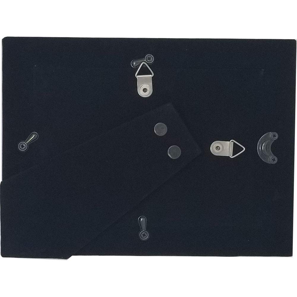 Personalized Add Your Custom Text Engraved Anodized Aluminum Hanging/Tabletop Personlized Group Family Photo Picture Frame 5x7-i