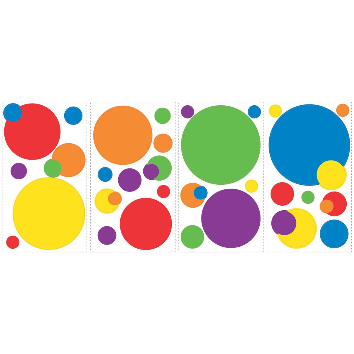 Roommates Rmk1248Scs Just Dots Peel And Stick Wall Decals