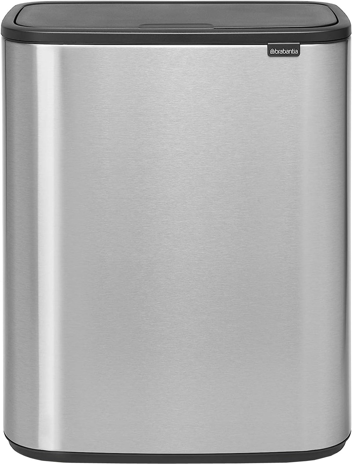 Brabantia Bo Touch Bin Recycling, 2 X 30L, 2 Inner Buckets (2X30L), Matt Steel Fingerprint Proof