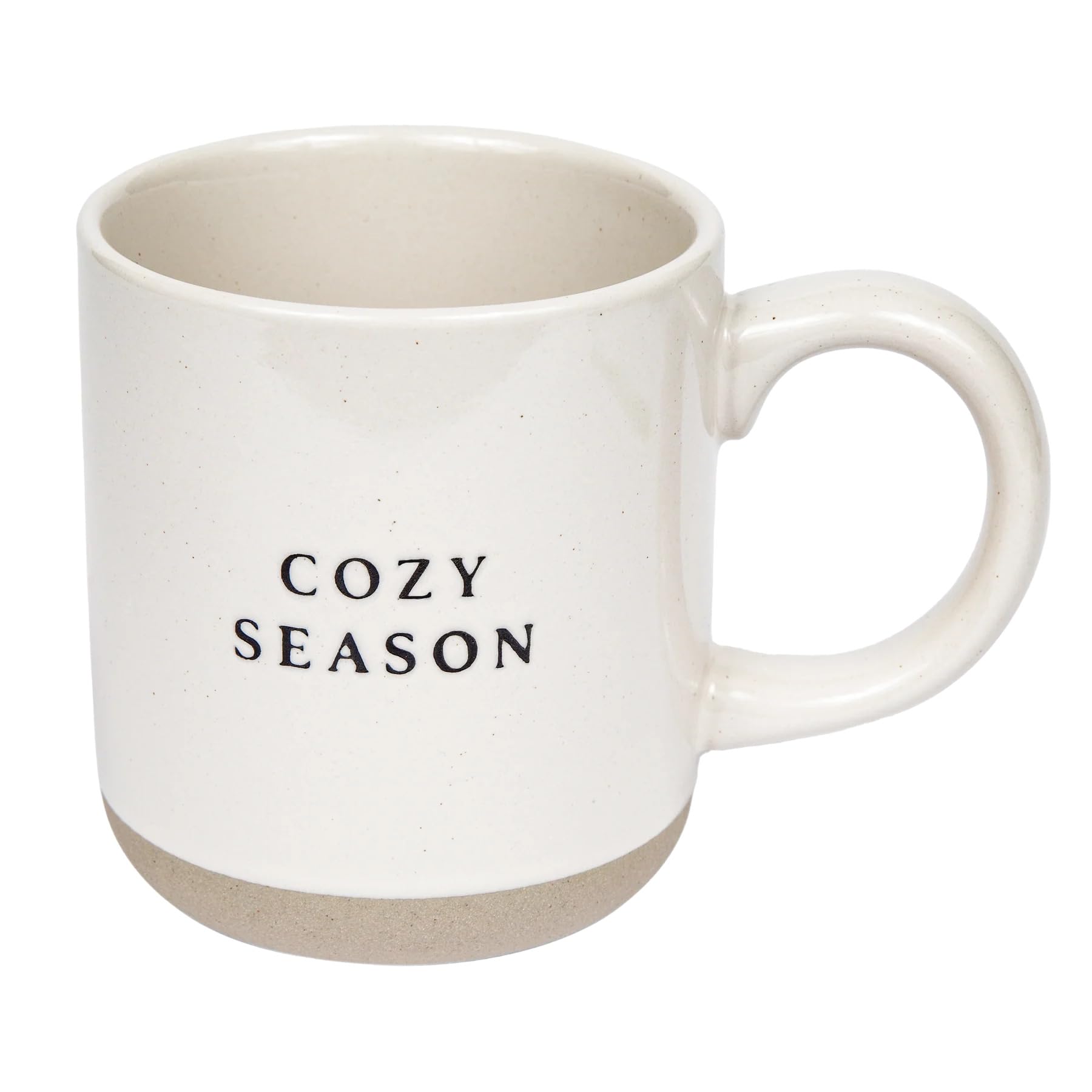 Sweet Water Decor Cozy Season Stoneware Coffee Mug | Fall and Winter Novelty Coffee Mugs | Microwave & Dishwasher Safe | 14oz Co