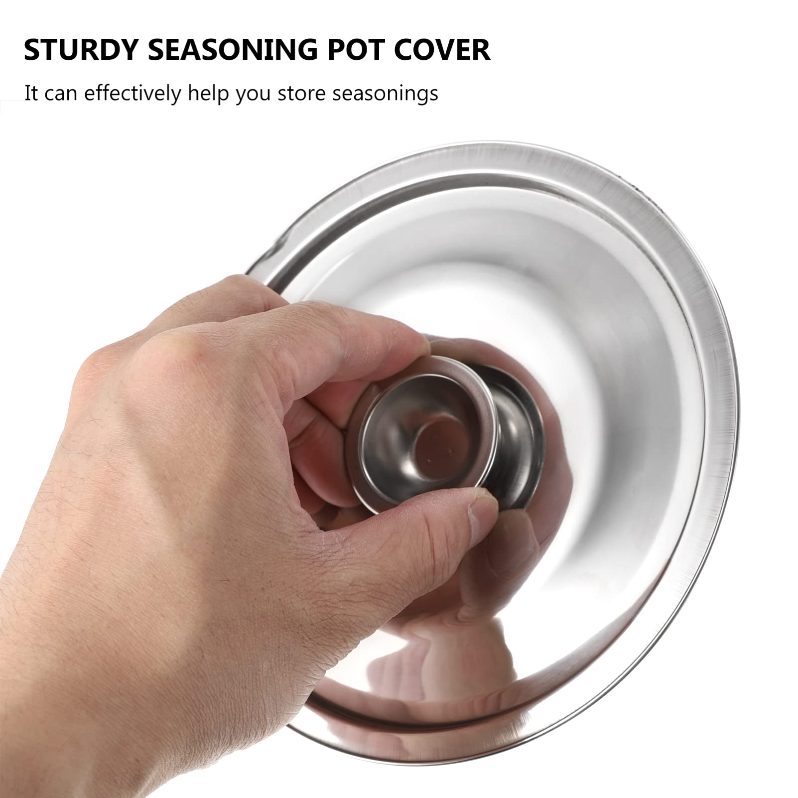 Doitool Mason Jar Stainless Steel Pot Lid Small Pan Lid Saucepan Cover Pots Cover Seasoning Pot Cover Mini Saucepan Lid Small Co