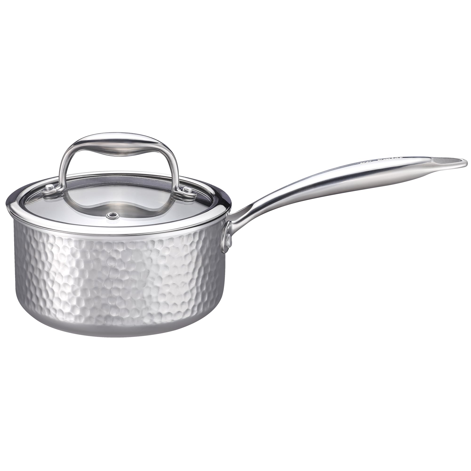 Mini Sauce Pan With Lid,Stainless Steel Butter Warmer Small Pot 16