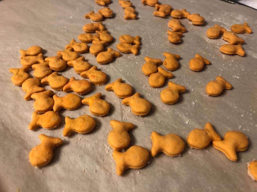 Mini Tiny Fish Cookie Cutter, Goldfish Cracker Multi X5 (2 Pack) - Fun, Baking, Dough, And Fondant Cutter For Kids, Baked Fish-S