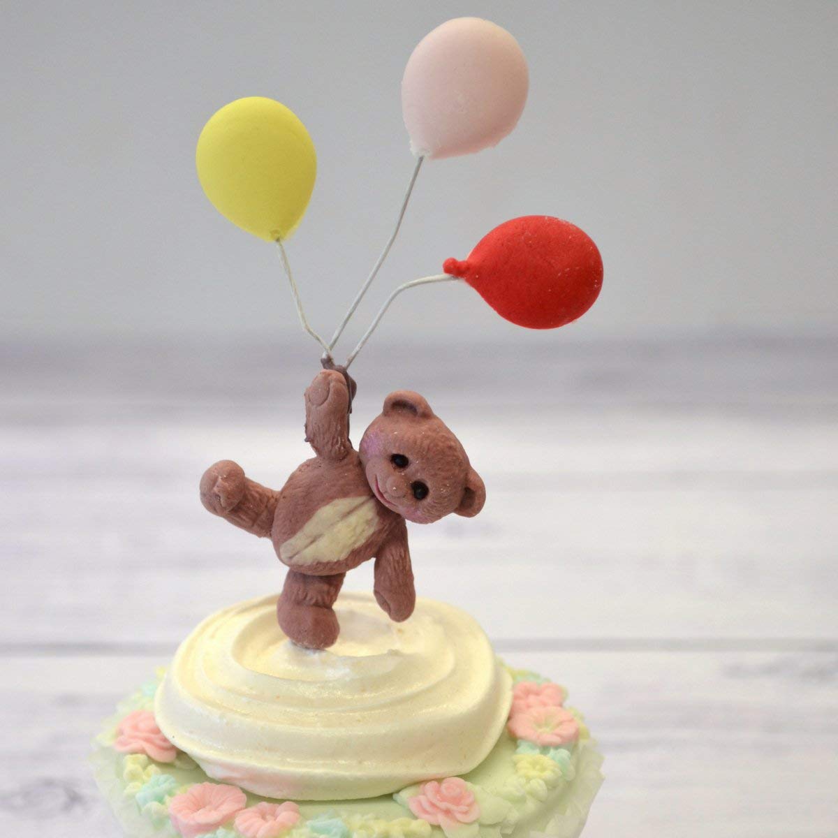 Katy Sue Baby Teddy Bear Silicone Mold For Cake Decorating & Crafts - Teddy Size 1.5 X 1.38 X 0.31 Inch