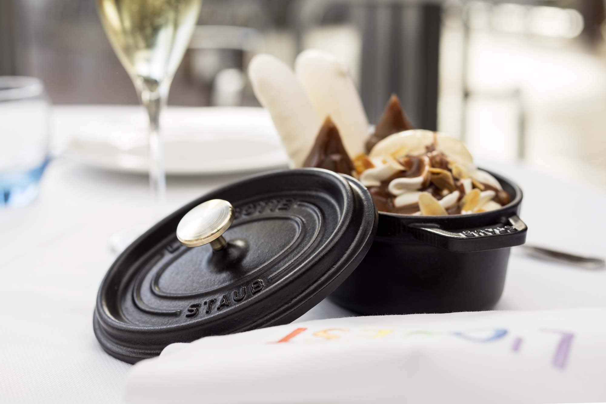 Staub Cast Iron 0.25-qt Mini Round Cocotte - Matte Black  Made in France