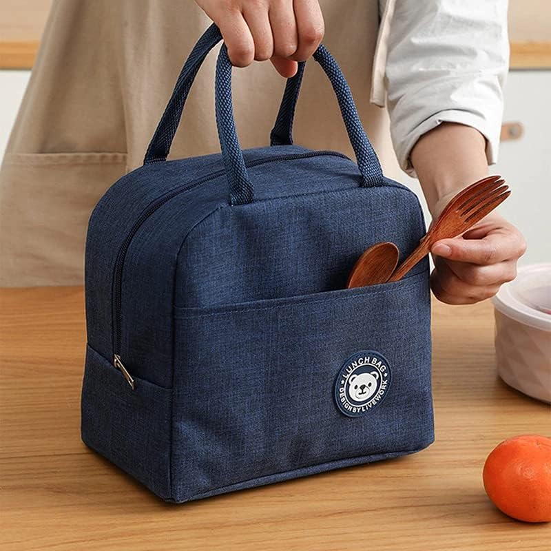 Worldwide EMart Insulated Travel Lunch Bags Small For Women Work, Student Kids To School LeakProof Hot Cold Lunch Bag Reusable
