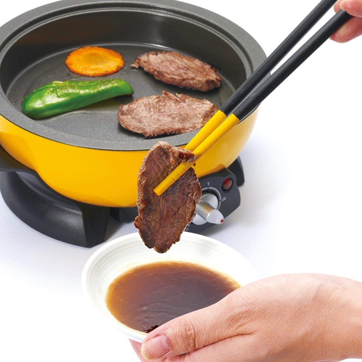 Silicone Tip Chopsticks (Standard 25Cm)