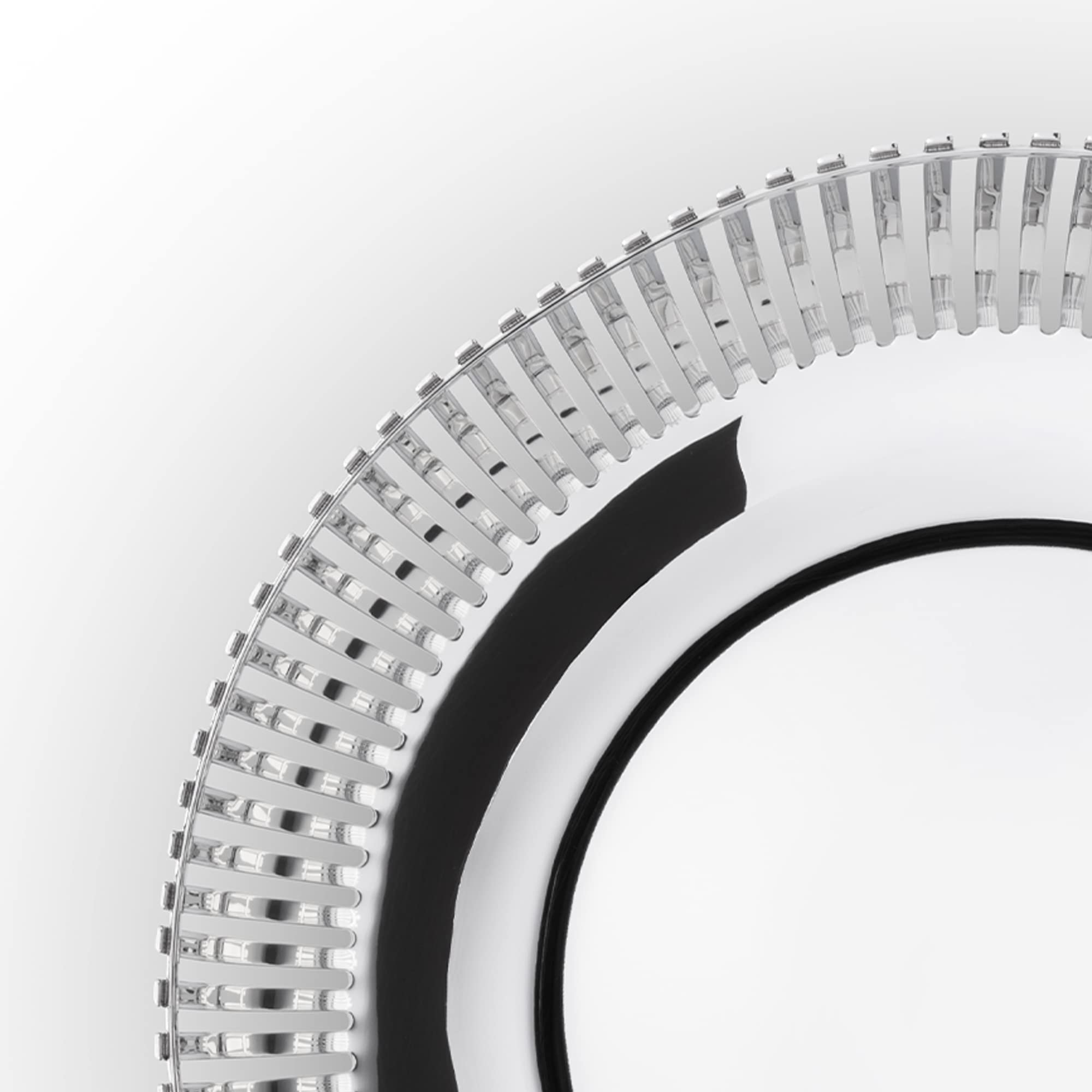 Alessi Round Basket, 23Cm, Silver