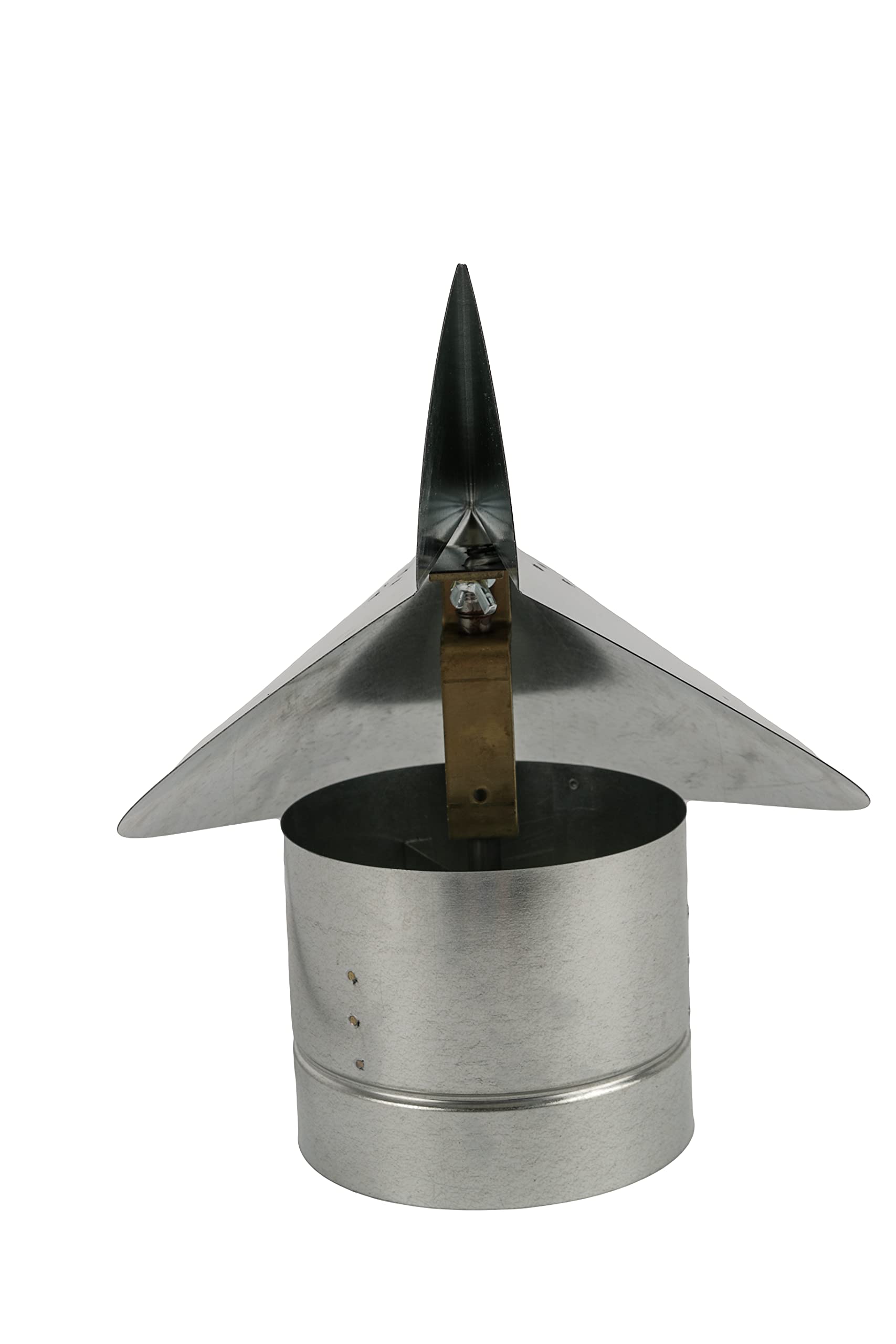 Famco Wind Directional Chimney Cap (Galvanized Steel, 6 Inch)