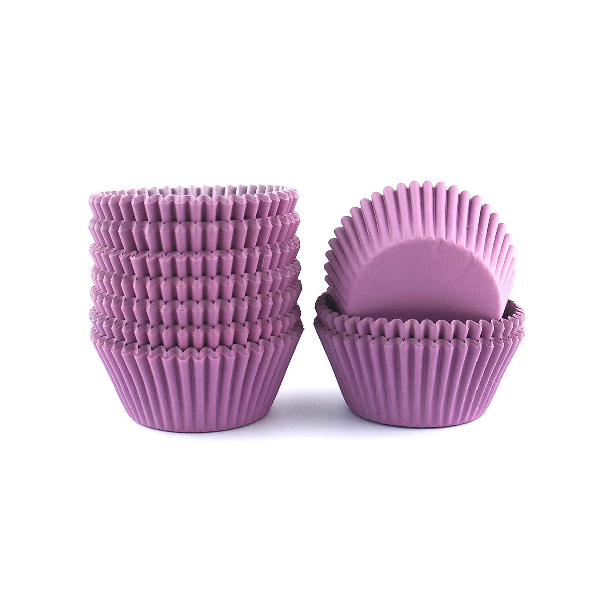 Warmparty Baking Cups Cupcake Liners, Standard Sized, 300 Count (Purple)