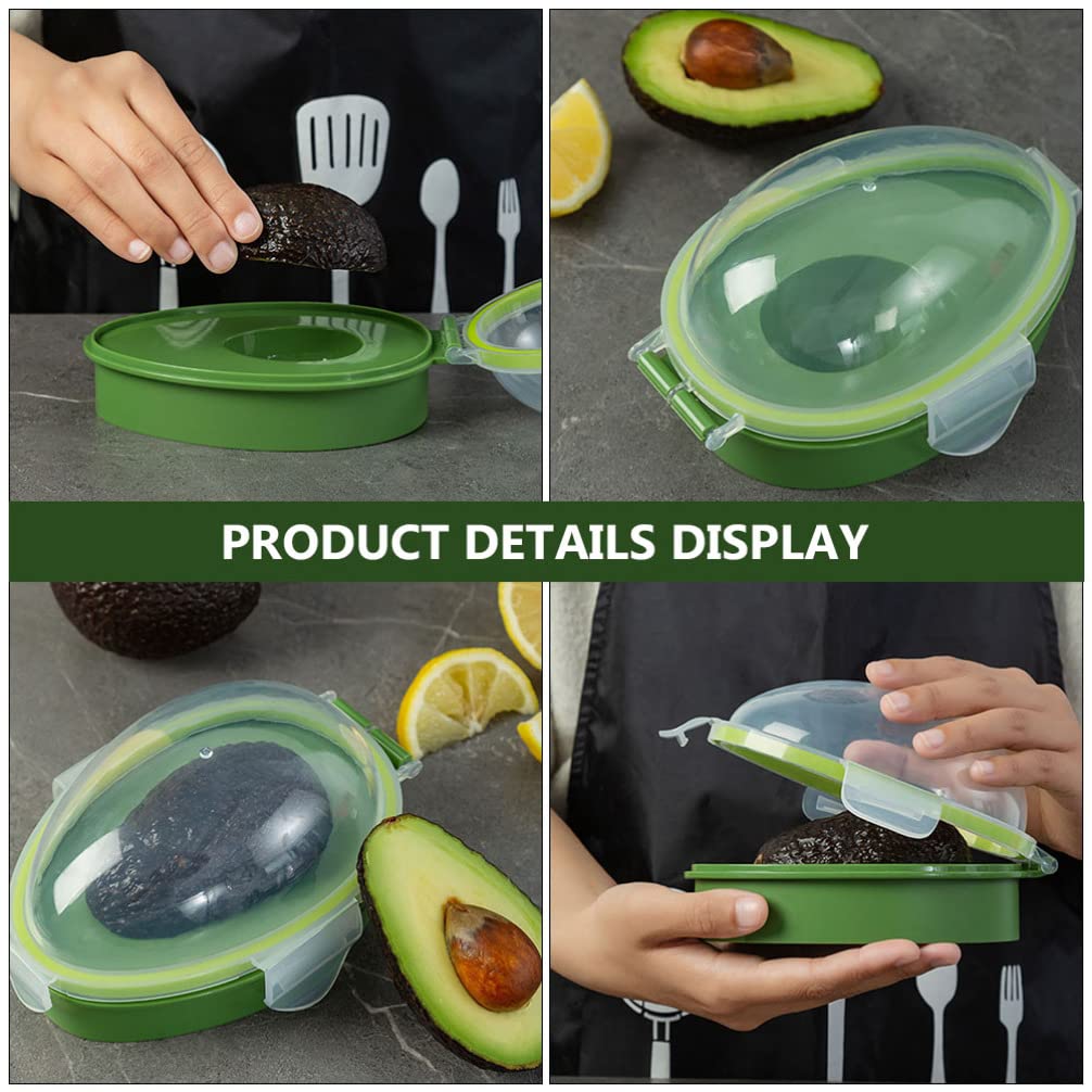 DOITOOL Avocado Keeper - Reusable Storage Container for Fresh Avocados, Green, Model 48VHB4918GM