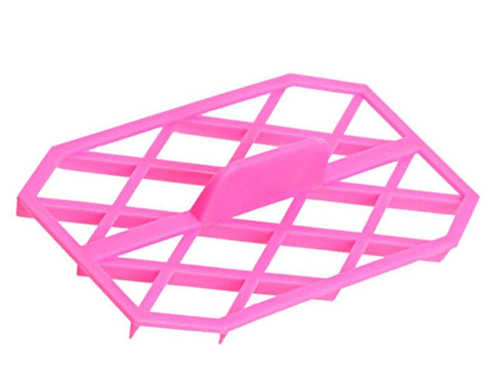 Wjsyshop Rhombus Diamond Shape Fondant Cake Mould Embosser Embossing Cutter Mold Stamp