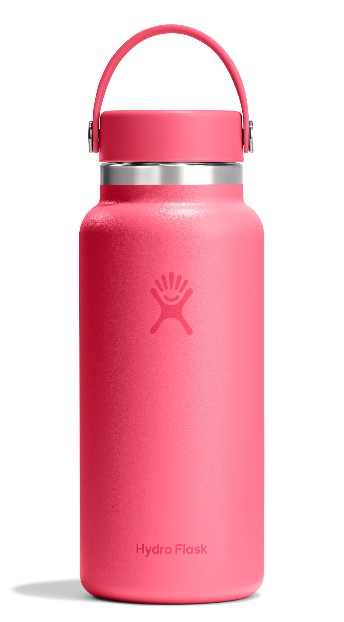 Hydro Flask Water Bottle - Insulated Stainless Steel - Wide Mouth Flex Lid, Non Spill, Leakproof and Refillable in 32 Oz Popstar