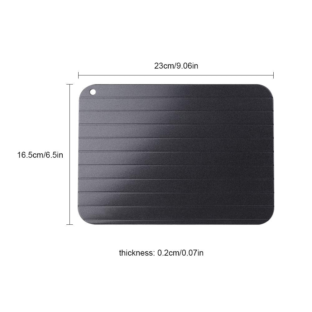 Fast Defrosting Tray Metal Aluminum Fast Thawing Tray Plate Home Kitchen Gadget