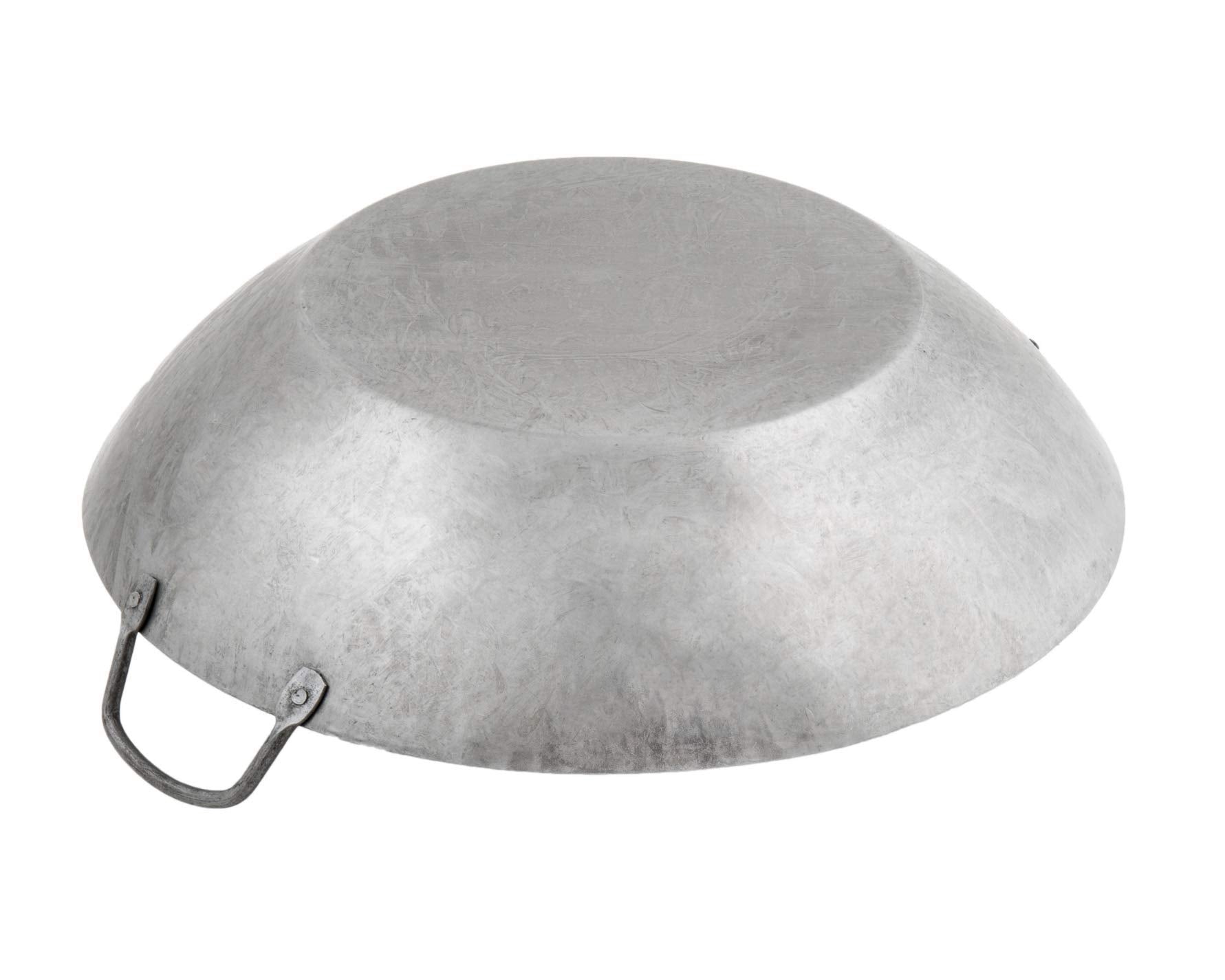 Town Food Service 14 Inch Cantonese Flat Bottom Wok