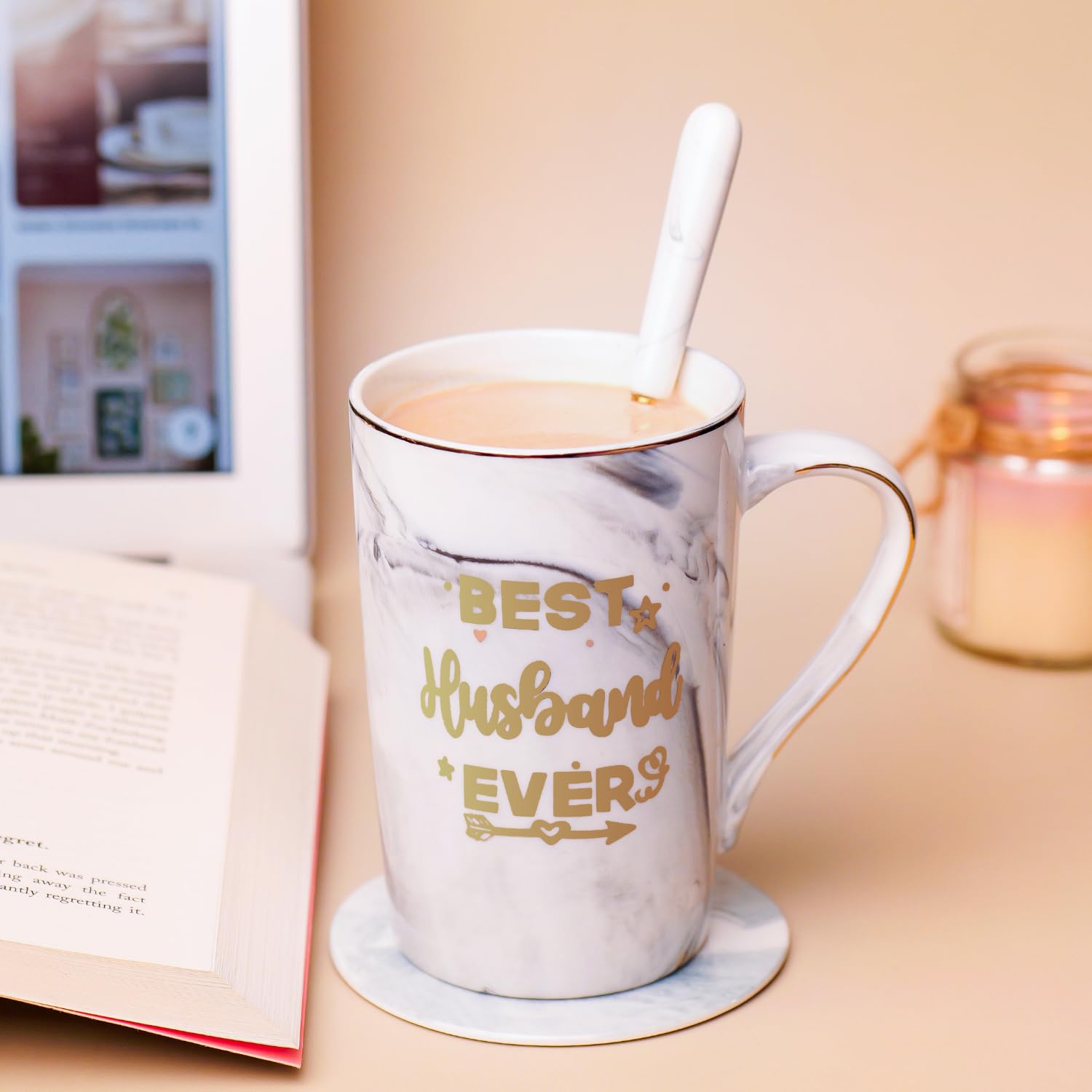 NYRWANA Coffee Mug, Birthday Gift for Men, Mugs for Coffee, Birthday Gift for Boys, Birthday Gift, Coffee Mug with Lid, Birthday