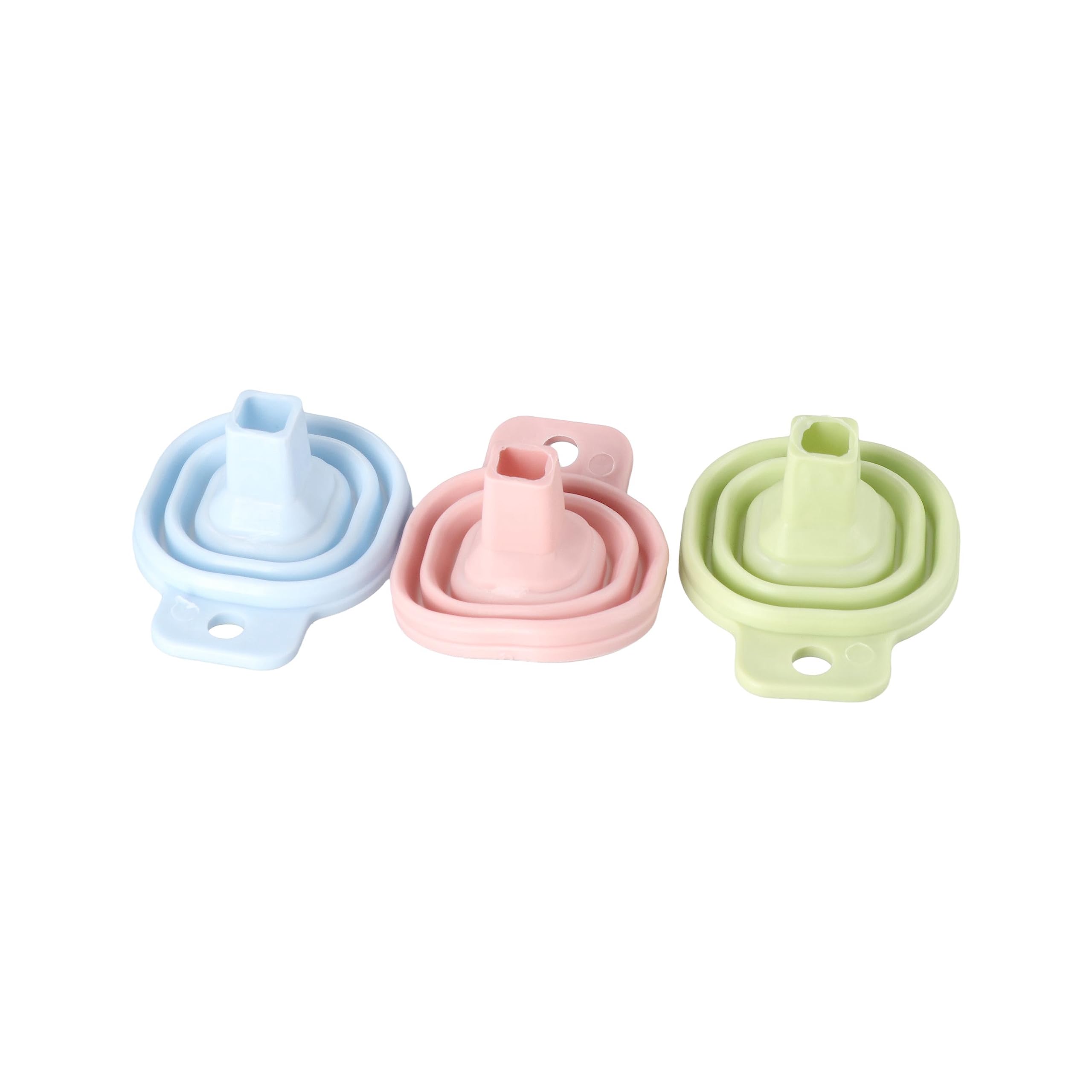 Leadigol Mini Silicone Foldable Funnel,Funnel Portable Creative Kitchen Tool Telescopic Collapsible Folding Silicone Hopper