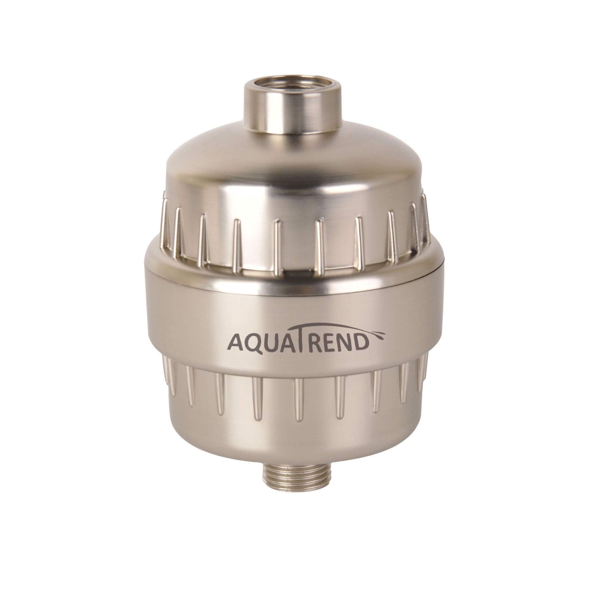 Aquatrend Shower Head Filter, Nickel Universal 15-Stage Shower Filter For Hard Water Reduce Chlorine,Dry Itchy Skin,Dandruff, Im