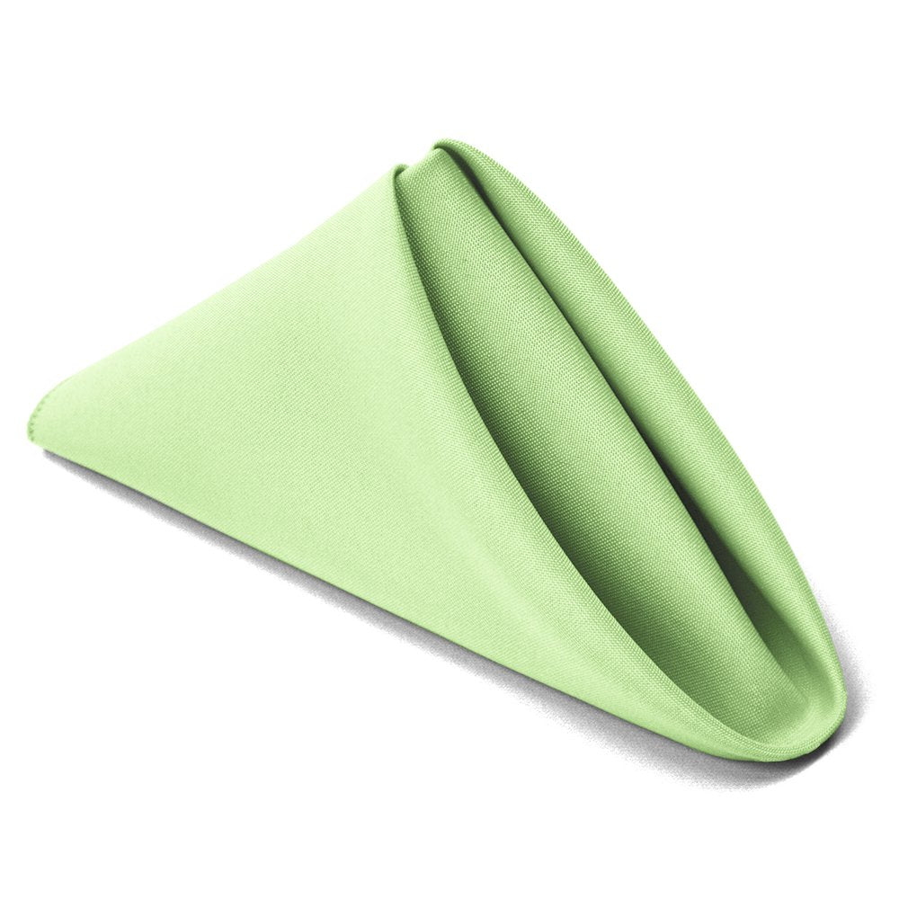 Tablelinensforless 17X17 Inch Polyester Cloth Napkins, Set Of 6 (Mint)