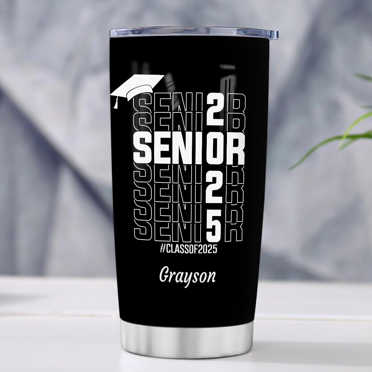Wowcugi Graduation Tumbler Senior Class Of 2024 Personalized Graduation Gifts For College High School Students Daughter Son Best