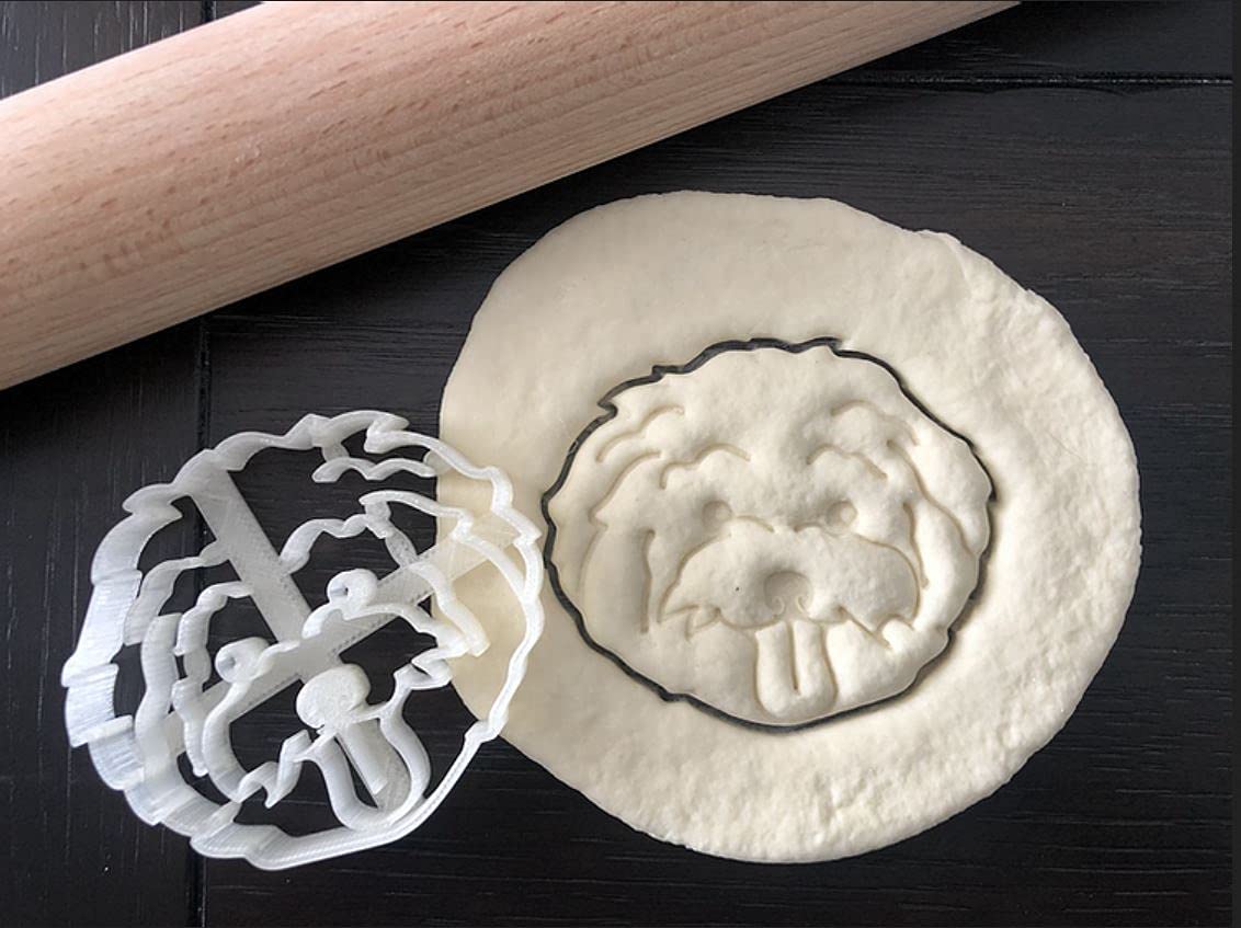 Bichon Frise Cookie Cutter And Dog Treat Cutter - Face - 3 Inch