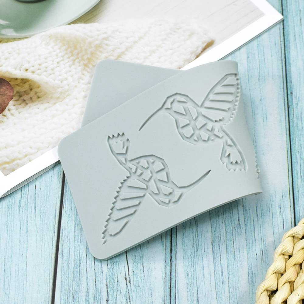 Animal Hollow Leaf Candy Mold, Chocolate Candy 3D Hollow Bee/Bird/Snail/Cow Silicone Mold, Sugar Craft Cake Decoration, Cupcake