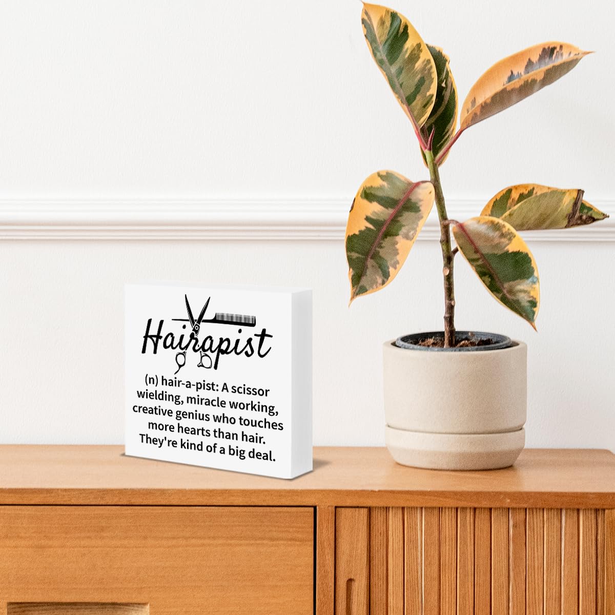 Hair Salon Decor Hairstylists Wood Sign Blessed Are the Hairstylists Wooden Box Sign Hair Stylist Hairdresser Hairstylist Gifts