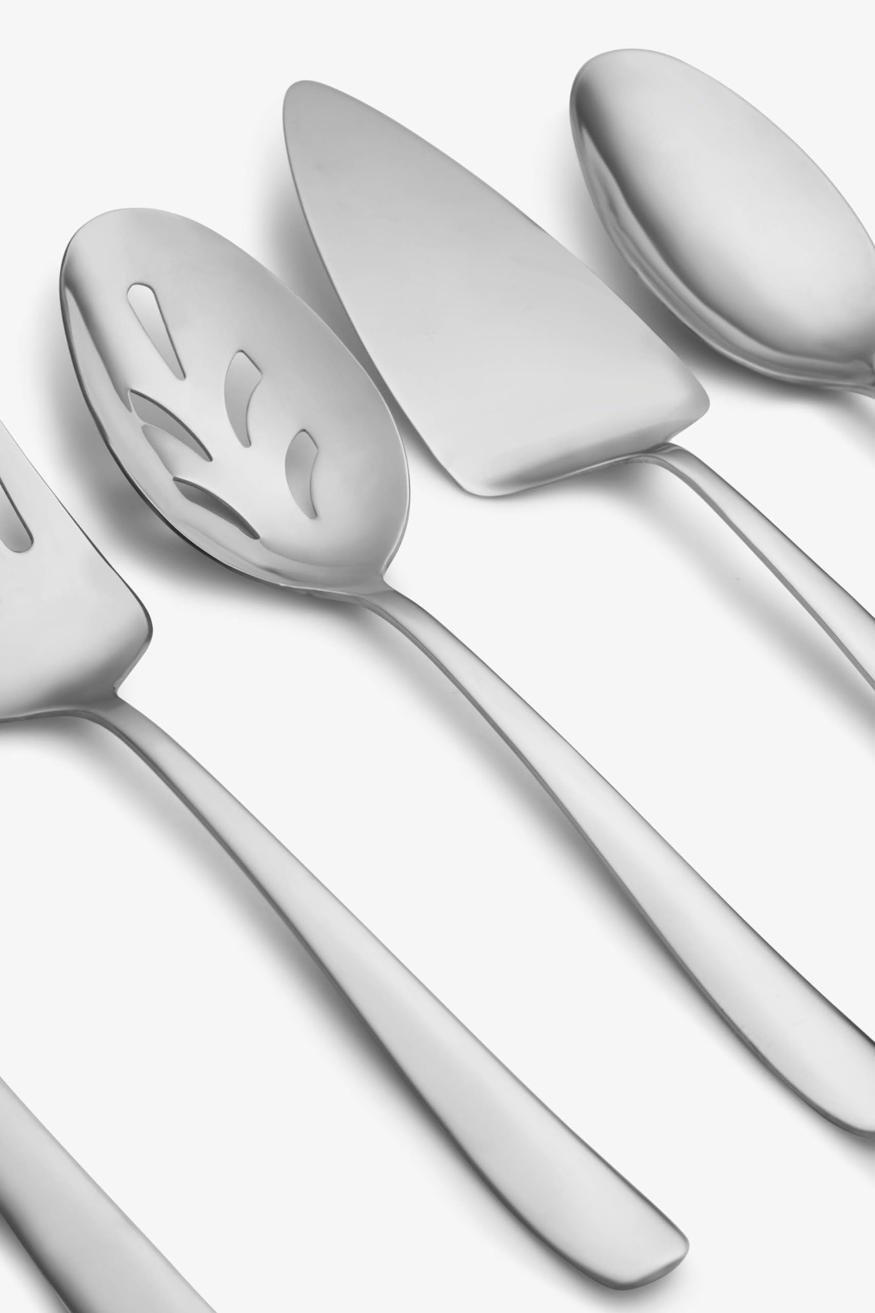 Cambridge Silversmiths Bourne Mirror Oversized 6 Piece Serving Set, Silver