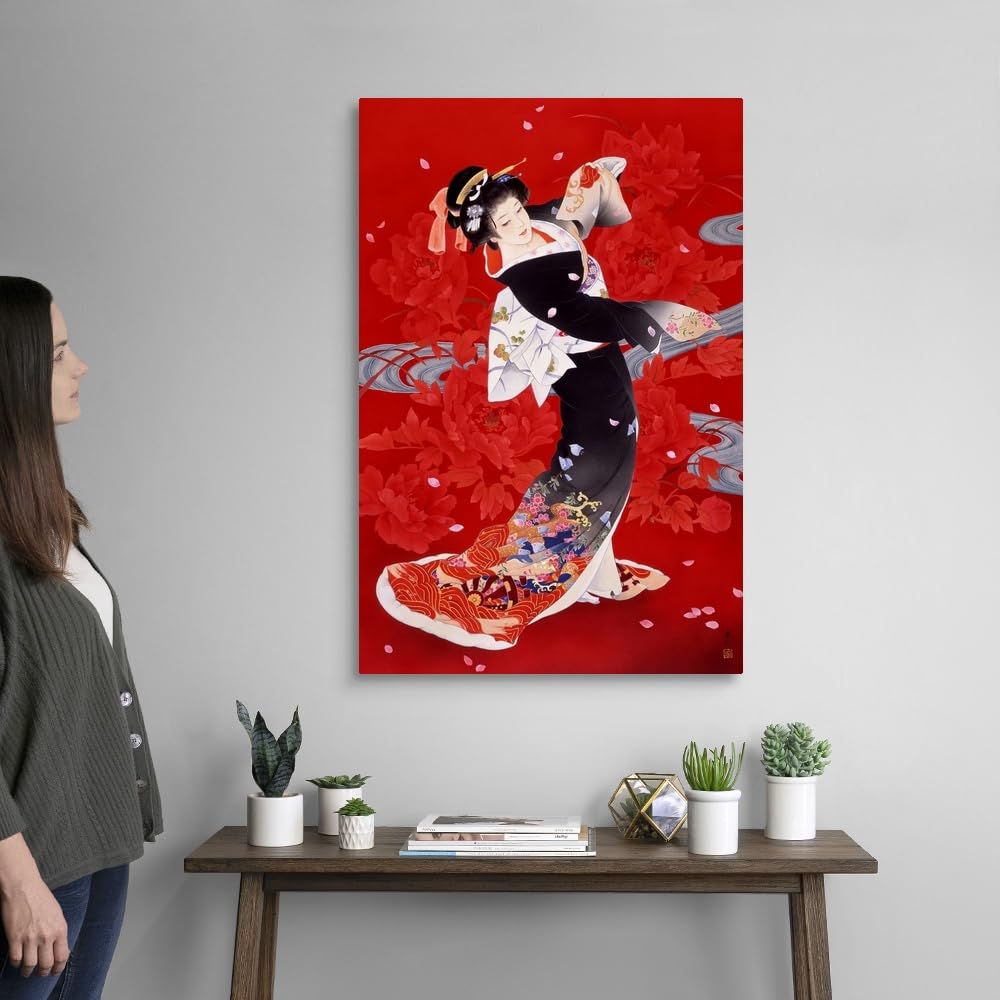 Canvas On Demand Hien Canvas Wall Art Print By Haruyo Morita, Figurative, Home Decor, Beauty Artwork, 24''X36''