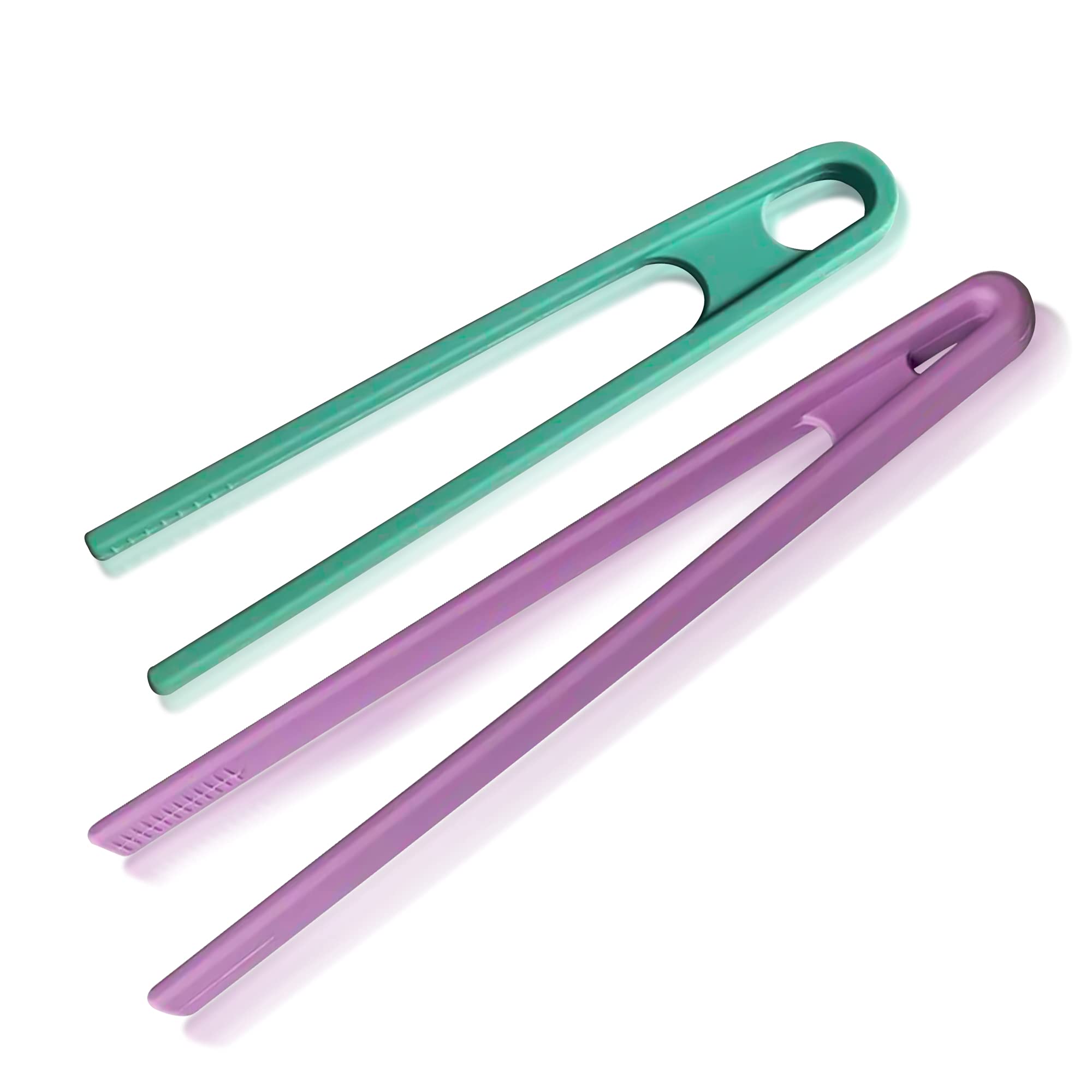 Toaster Tongs - (Set Of Two) Silicone Tongs For Cooking - Toast Tongs - Salad Tongs - Cooing Tongs - Rubber Tongs - Plastic Tong