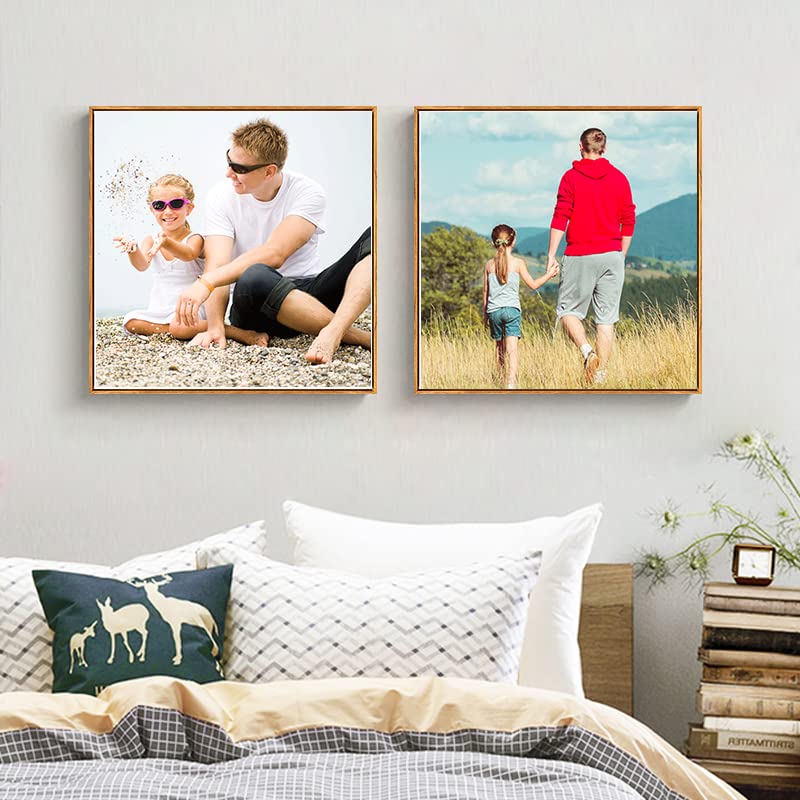 Personalized Custom Canvas Prints (Framed Canvas, 10'' X 10'') - Custom Canvas Print With Your Photo - Perfect For Home Decor, G
