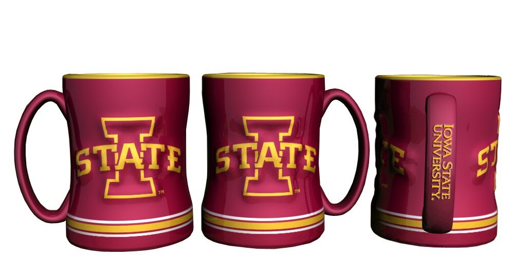 Iowa State Cyclones Sculpted Coffee Mug