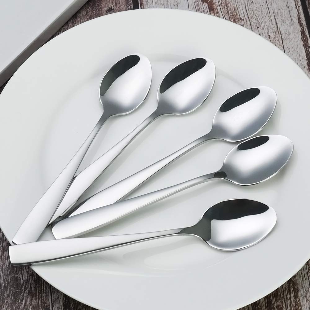 Asking 12-Piece Stainless Steel Teaspoon, Small Tea Spoons Stainless Steel