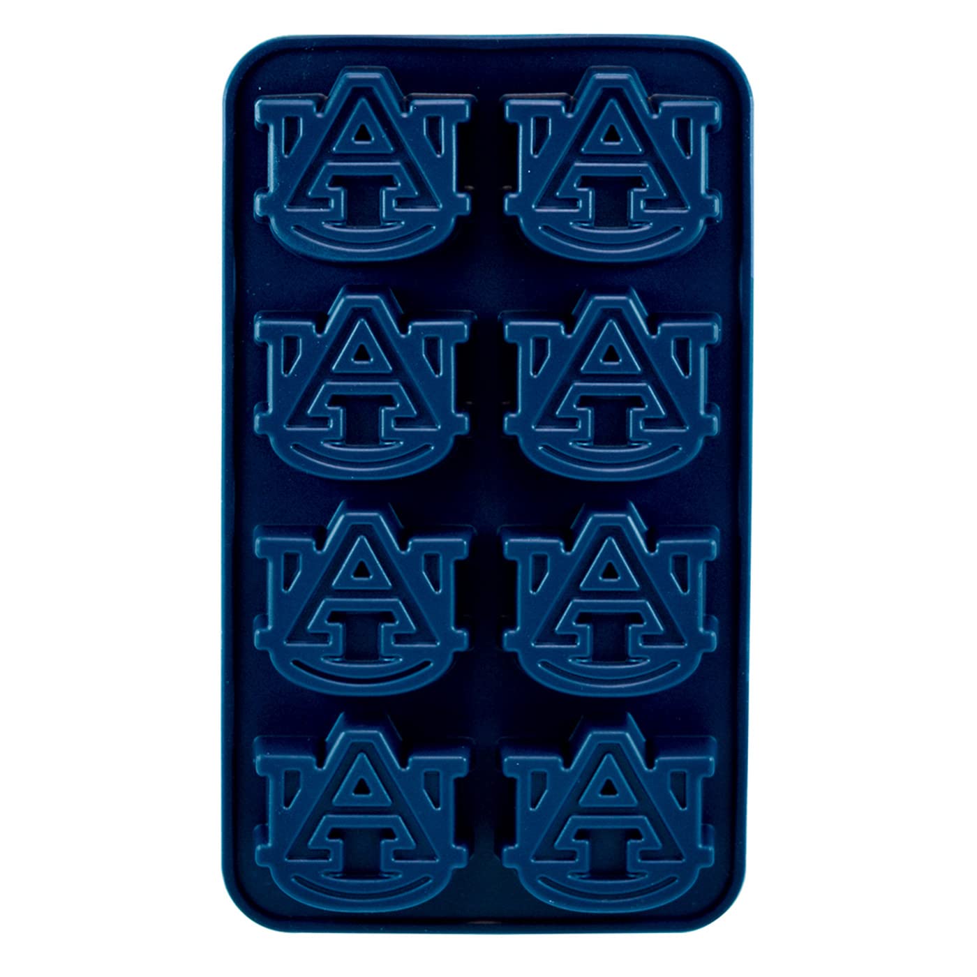 MasterPieces Game Day Set - FanPans NCAA Auburn Tigers - Silicone Ice Cube Trays Two Pack - Dishwasher Safe