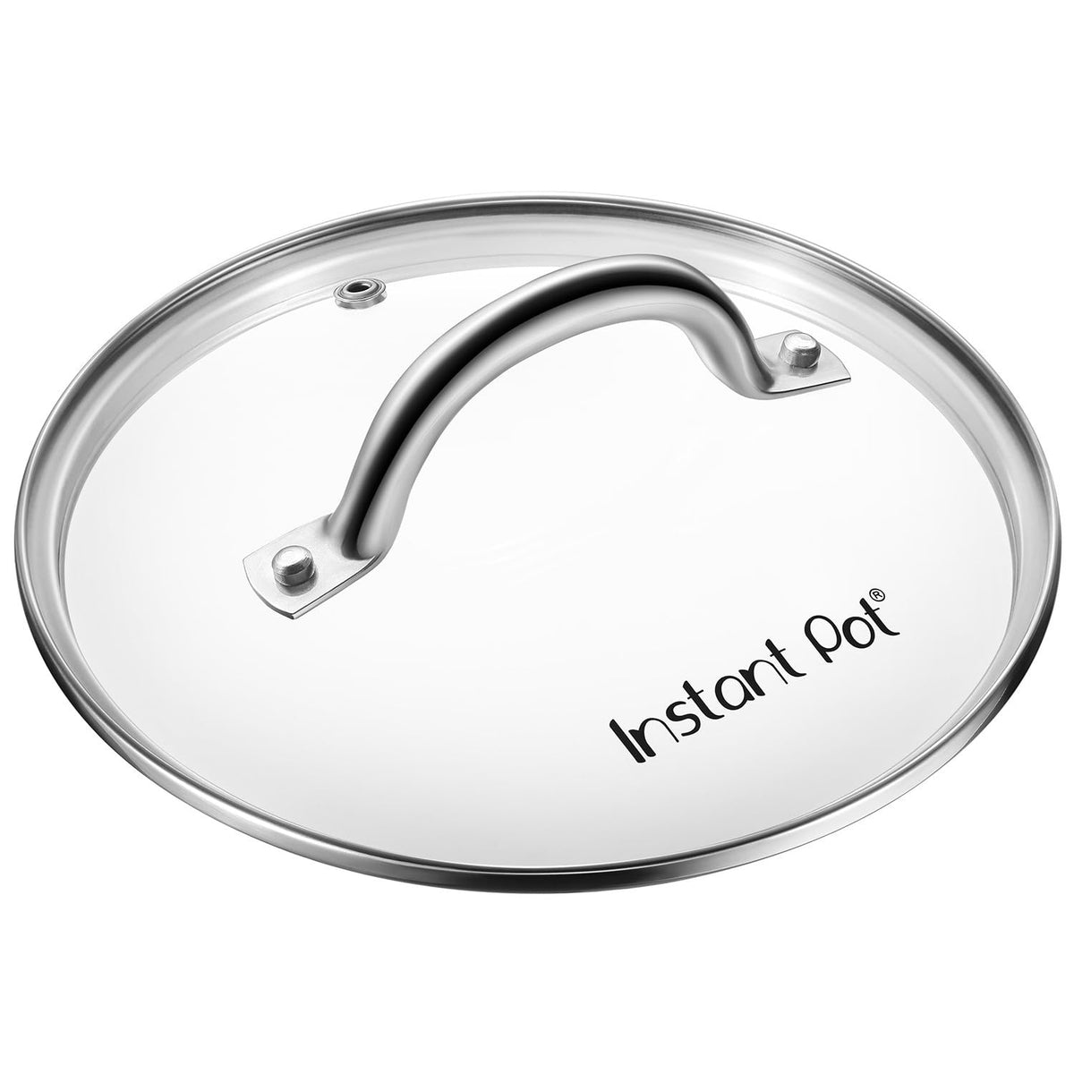 Instant Pot Tempered Glass Lid, 7.6-In, Mini 3-Qt, , Cooking Pot Lid, Stainless Steel Handle And Rim, Clear