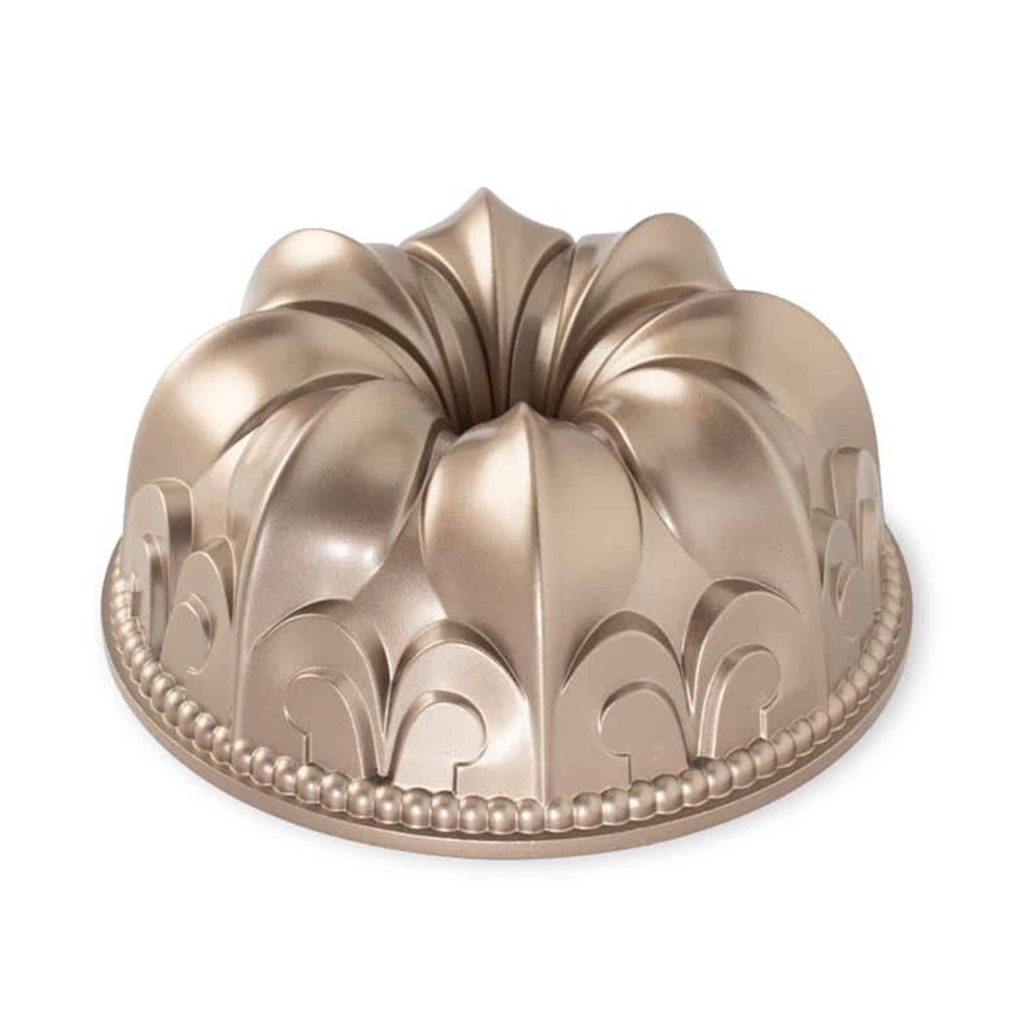 Nordic Ware Fleur De Lis Bundt, 10 Cup, Graphite