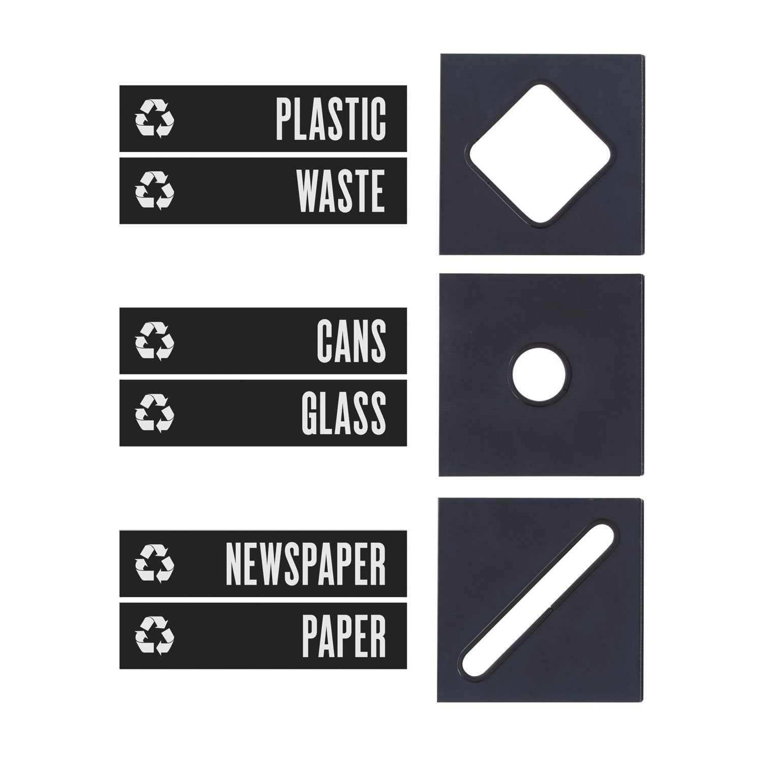 Saf2989Bl - Safco Public Square Container Lid