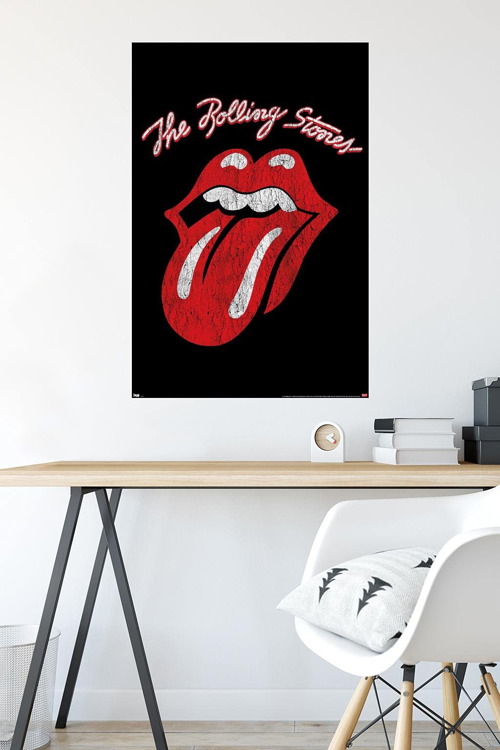 Trends International Rolling Stones-Classic Logo Wall Poster, 22.375'' X 34'', Unframed Version