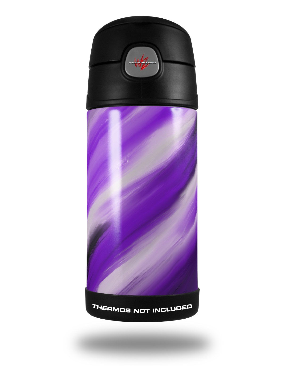 Skin Decal Wrap compatible with Thermos Funtainer 12oz Bottle Paint Blend Purple (BOTTLE NOT INCLUDED) by WraptorSkinz