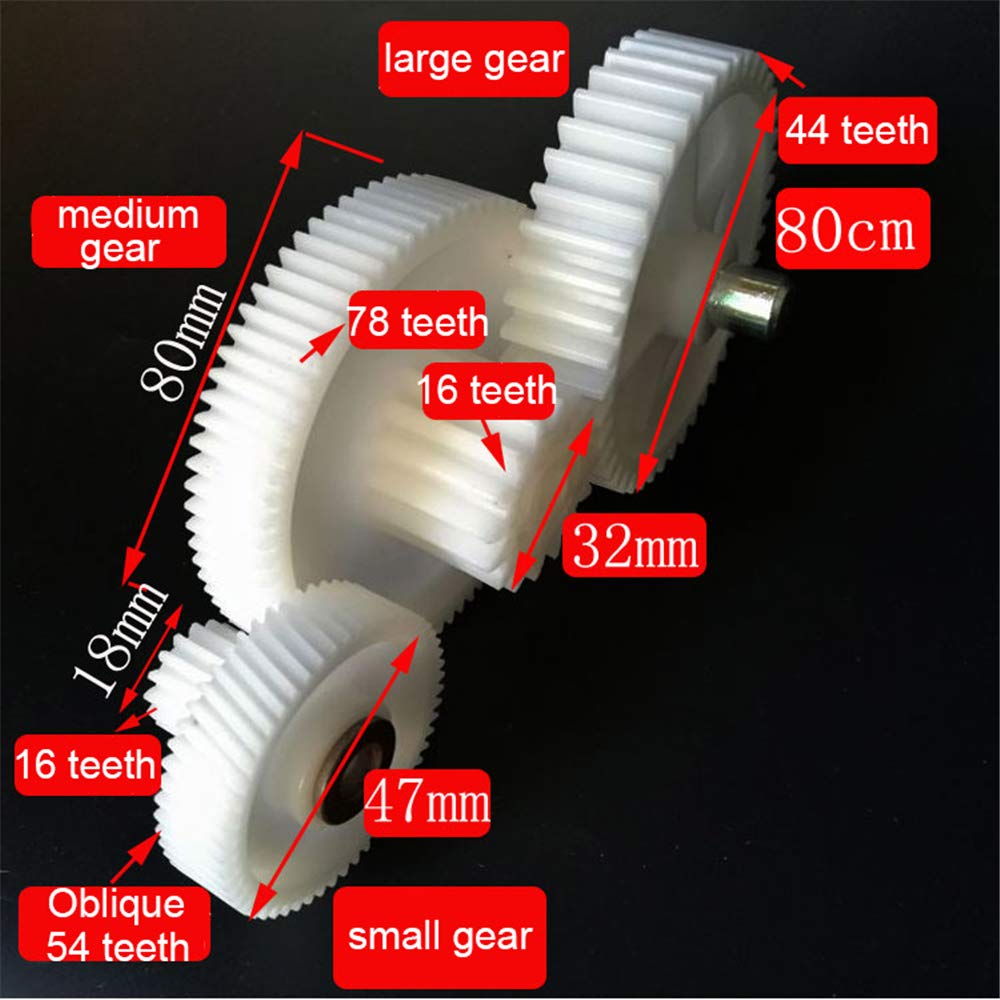 Lichifit Plastic Gears Replacement For Vitek Meat Grinders 3Pcs Spare Parts