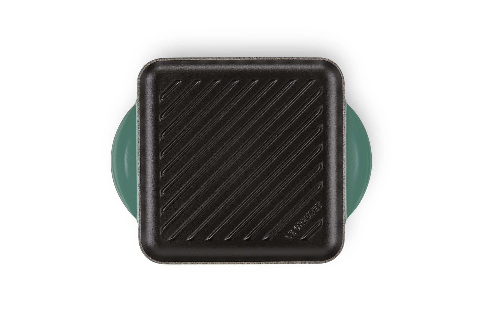 Le Creuset Enamaled Cast Iron Square Grill, 9.5'', Artichaut