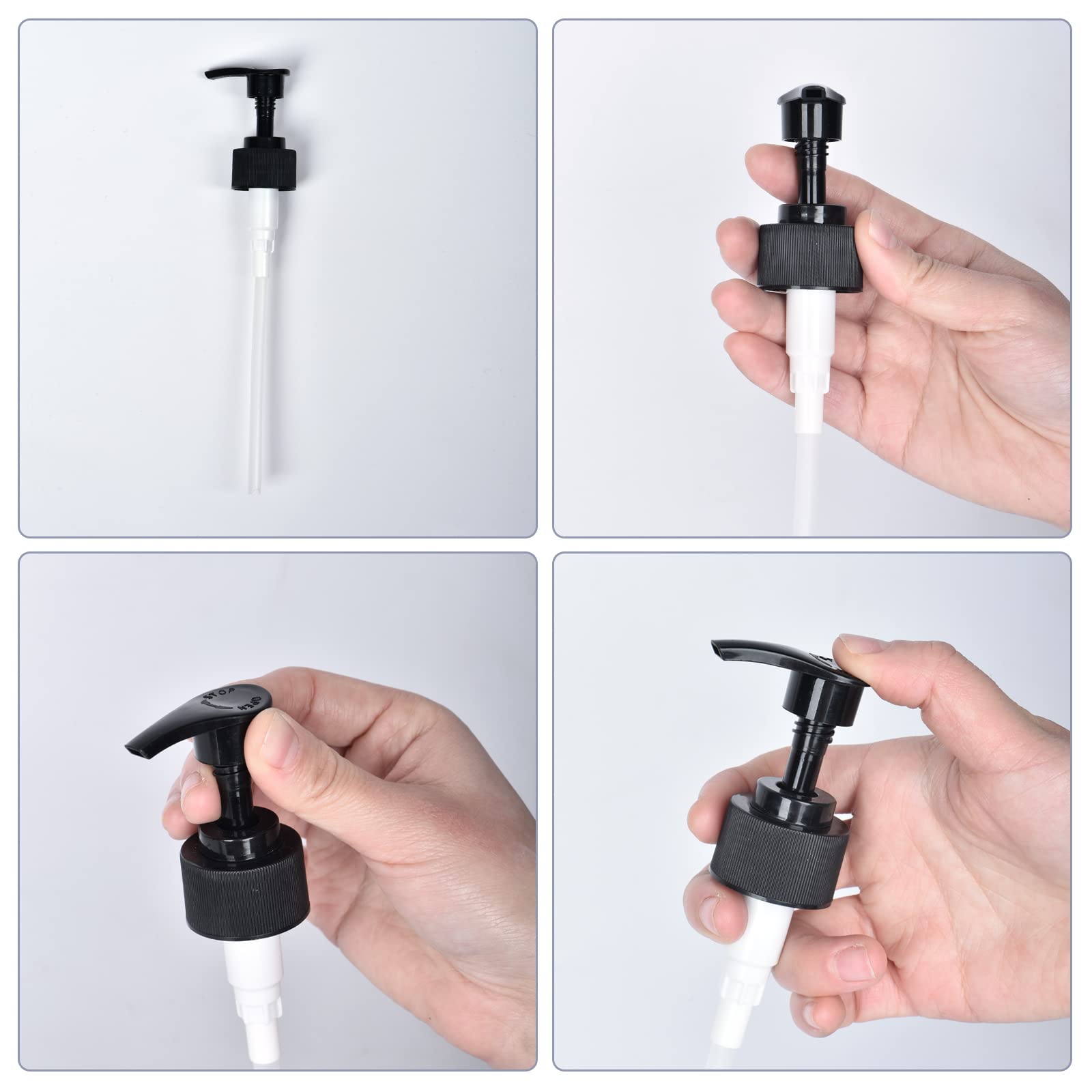 Hand Soap Dispenser 500Ml Large Plastic Soap Dispenser Refillable Pump Liquid Sanitizer Bottle For Kitchen Bathroom Cute Farmhou