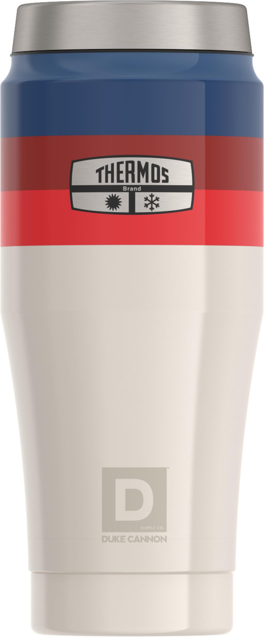 THERMOS + Duke Cannon, Stainless Steel Travel Tumbler, 16 Ounce, Nuts & Bolts