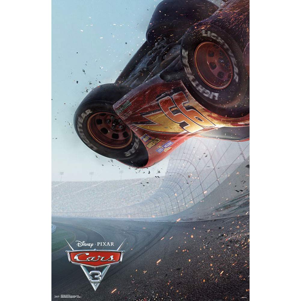 Trends International Disney Pixar Cars 3 - One Sheet Wall Poster, 22.375'' X 34'', Unframed Version