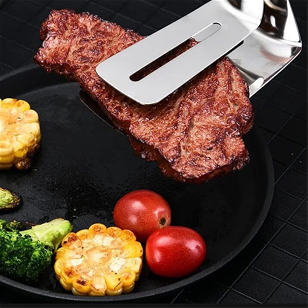Lavandi 2Pcs Steak Shovel, Anti-Scalding Double-Sided Shovel, Fish Frying Shovel, Bread Shovel, Cake Shovel, Many Functions Stai