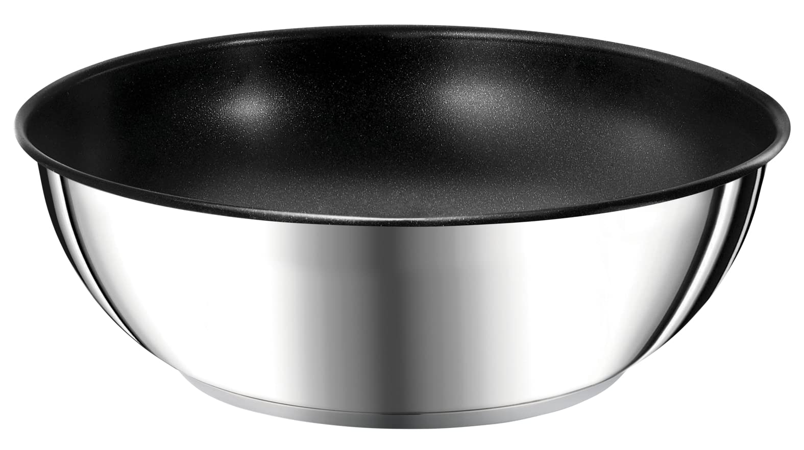 Tefal Ingenio Preference Wok Pan 26 cm, Stackable, Stainless Steel, Safe NonStick Coating, Induction, Made in France, Versatili