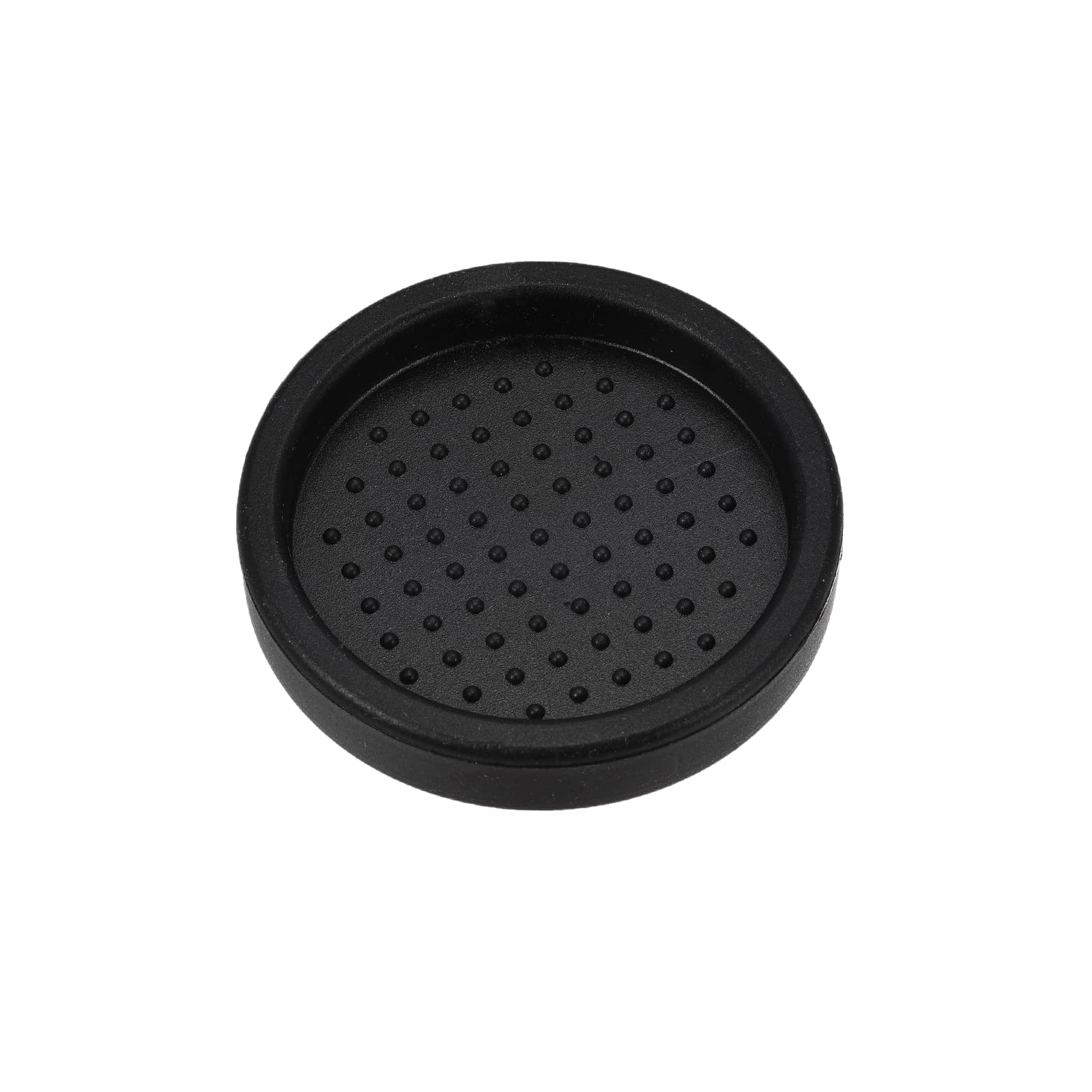 Meccanixity Silicone Gel Coffee Tamper Mat 2.5 Inch Id For Home Kitchen Black