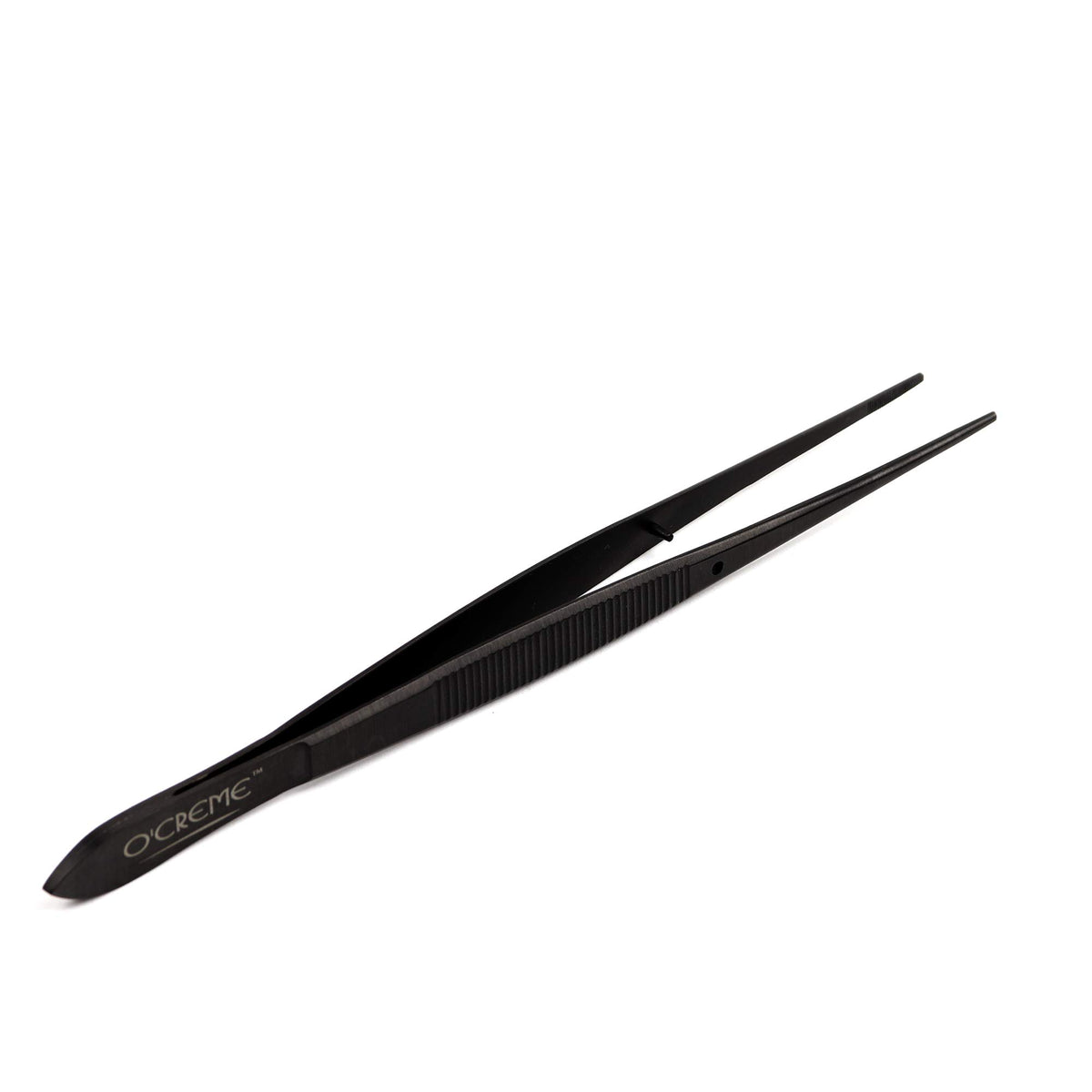 O'Creme Stainless Steel Precision Kitchen Tweezer Tongs 6.25'' With Fine Tip (Purple)