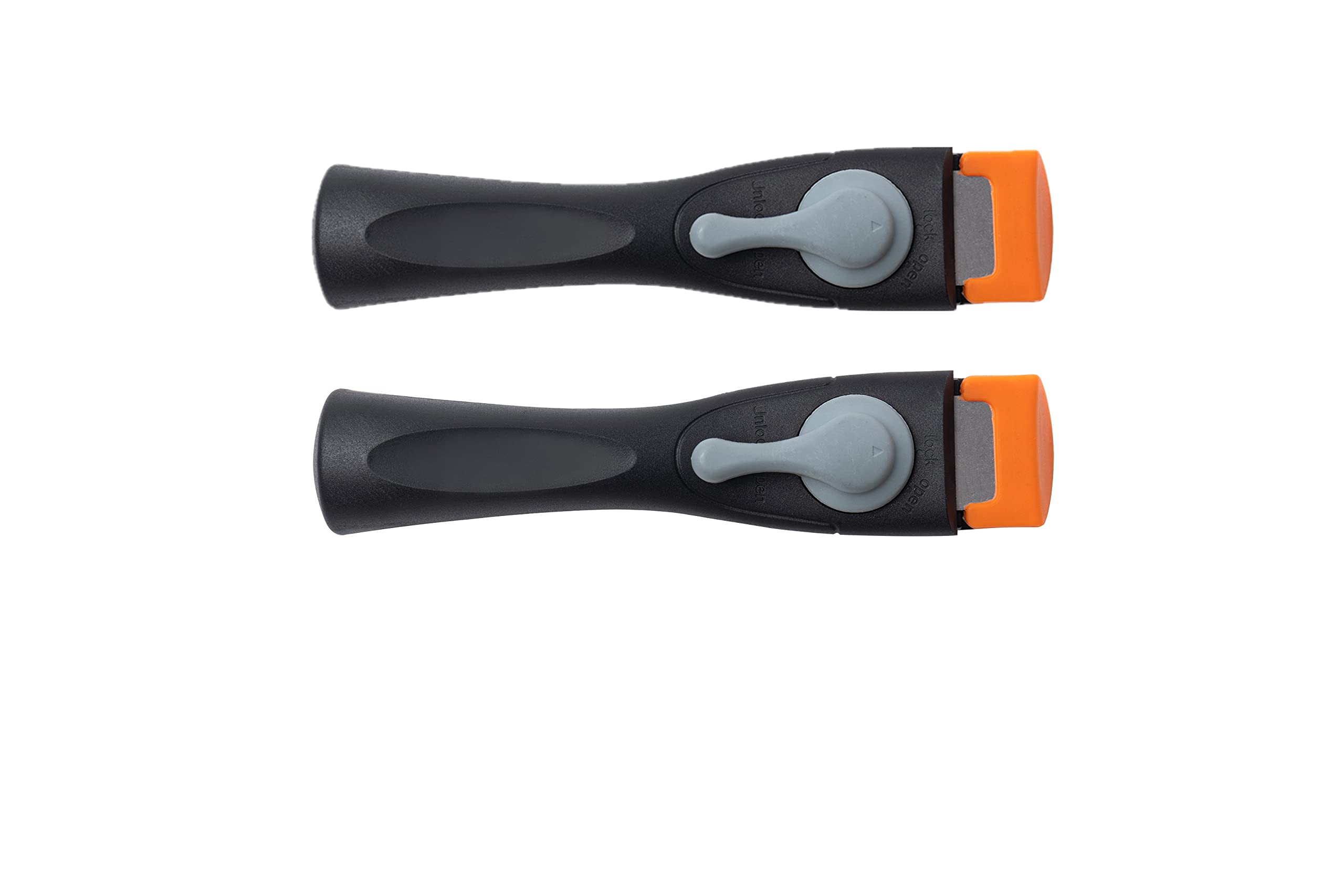 Lzteck 2 Sets Detachable Removable Pot Handle,Universal Pot & Pan Handle,Pot Handle Replacement,Scald-Proof Bakelite Pot Clip,Bo