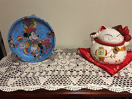 Laivigo Handmade Crochet Lace Table Cloth Doilies Doily,Rectangle,16 X 35 Inch,Beige